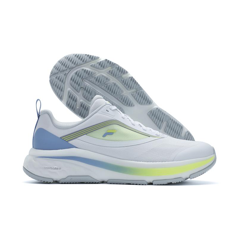 Fila Nuvole 2 Comfortable Lightweight Low-Top Running Shoes Men Sneaker White Blue A12M421106FWA