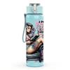 1PC Bohemian Lady Dark Fantasy Art Print 750ml Color Plastic Sports Water Bottle Leakproof Flip Straw Lid Suitable for Sports Office Home Use