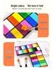 8-Color Water-Based Face and Body Paint Palette for Halloween and Stage Makeup