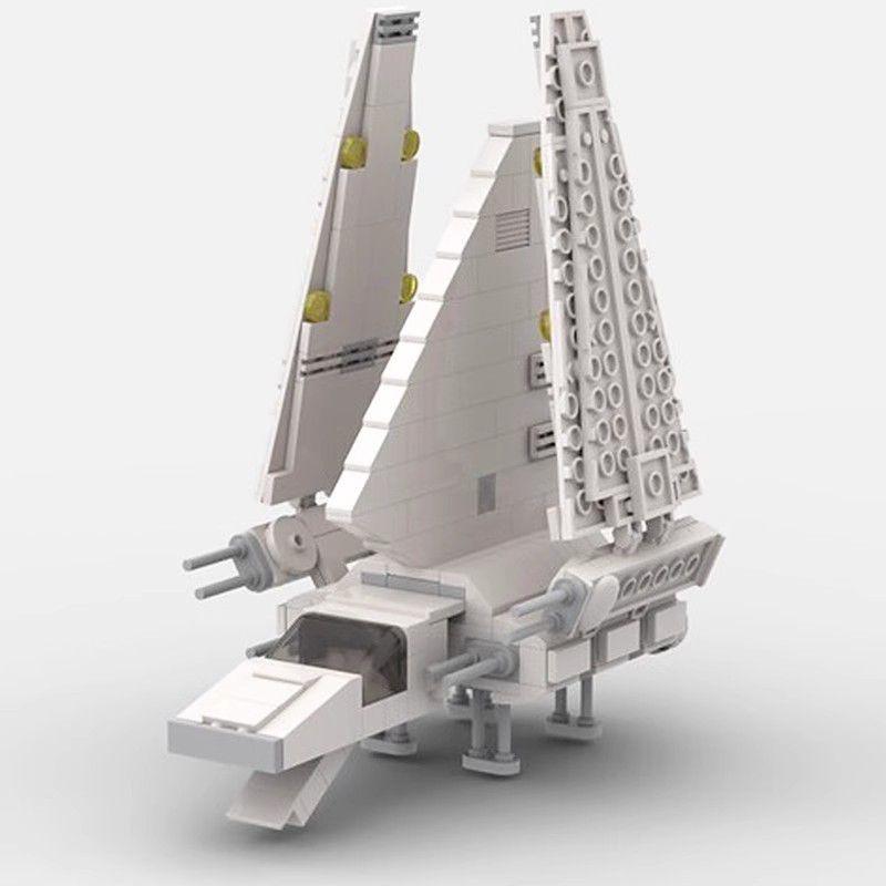 Compatible With Building Blocks MOC-34496 Mini Empire Shuttle Small Particle Assembled Building Blocks Toy Ornaments