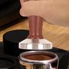 58mm Edelstahl Holzgriff Kaffeetamper Kaffeepulver Presswerkzeug für den Heimgebrauch