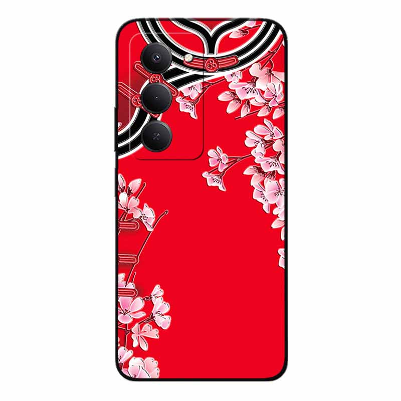 3D Emboss Cases For Redmi 15 5G 4G Relief Emboss Soft Silicone Back Cover For Xiaomi Redmi15 Flower Relief  Funda Redmi 15 4G 5G