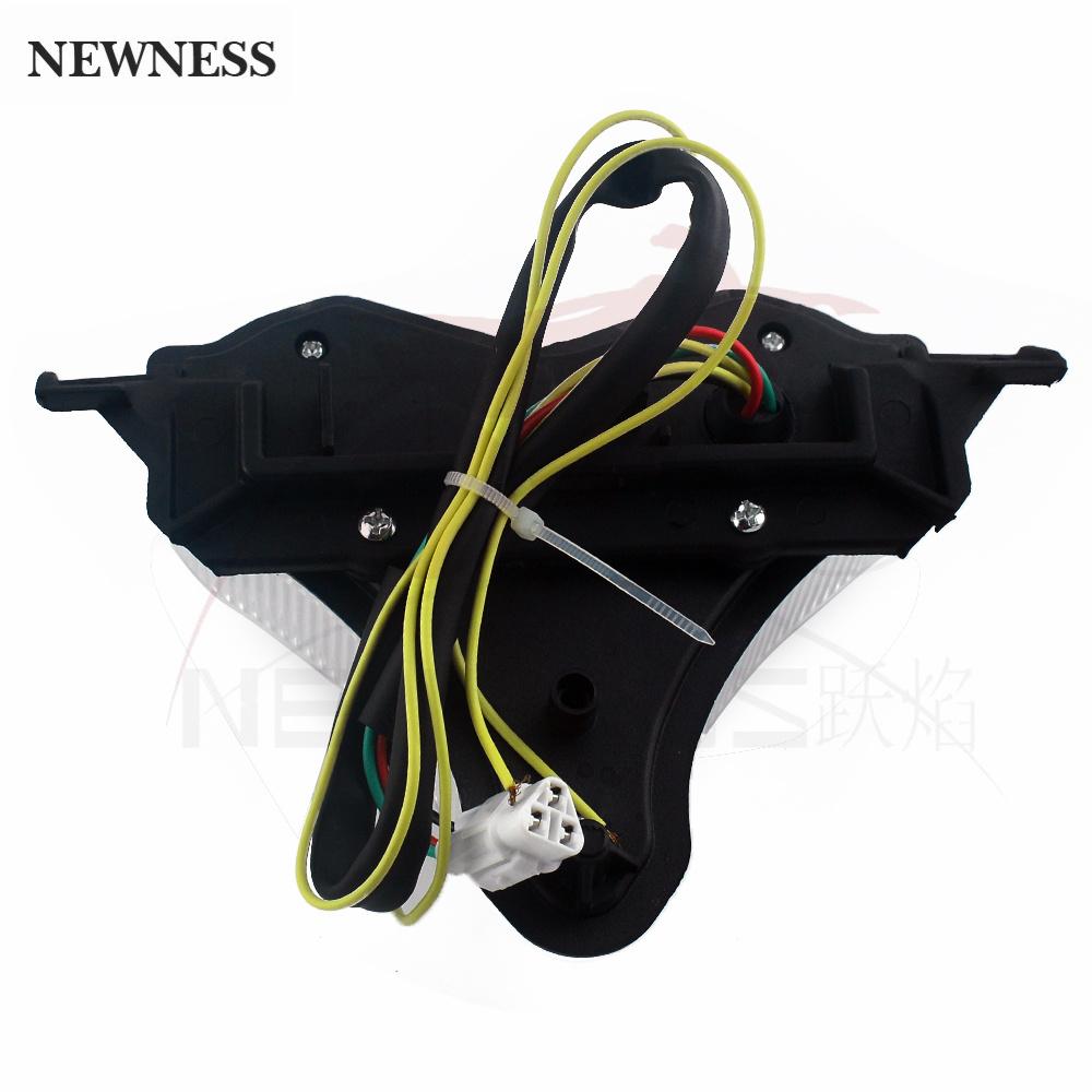 Motorcycle LED Rear Turn Signal Lamp Tail Brake Light Taillight For Yamaha YZF-R1 YZF R1 2009 2010 2011 2012 2013 2014