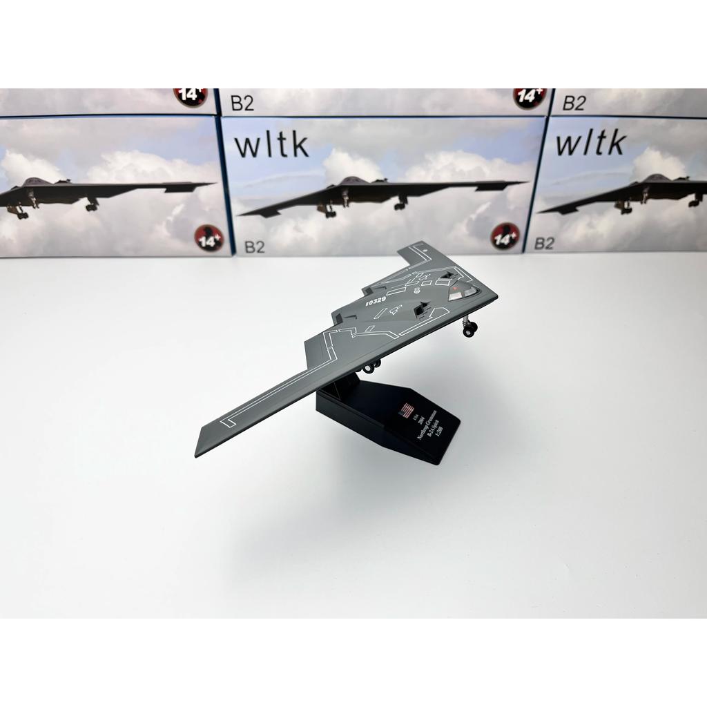 Kampfflugzeugmodell im Maßstab 1/200, US B-2 Spirit Bomber, Militärflugzeug-Nachbildung, Flugzeug aus dem Zweiten Weltkrieg, Sammlerspielzeug für Jungen