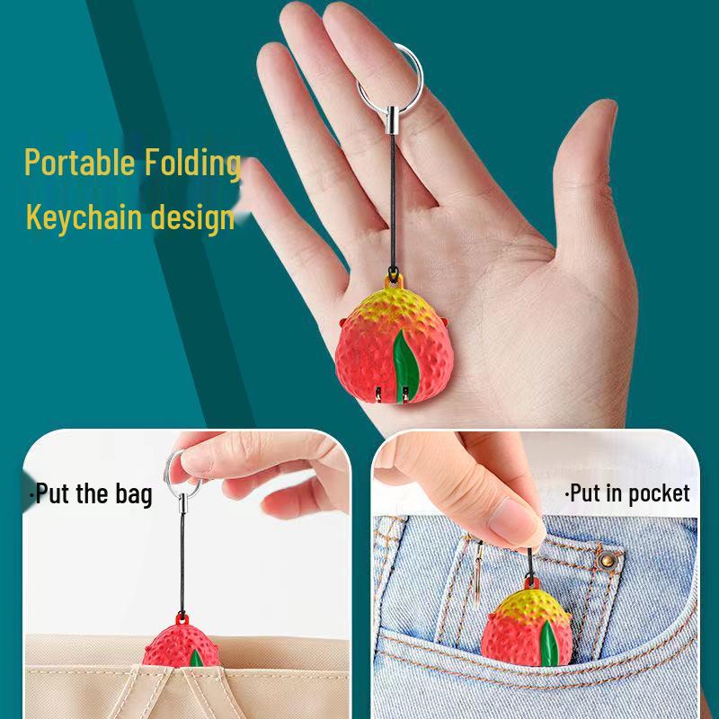 Compact Foldable Stainless Steel Nail Clippers - Cute Keychain Manicure Set