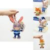 Zootopia Plush Keychain With Nick And Judy For Bag And Gift