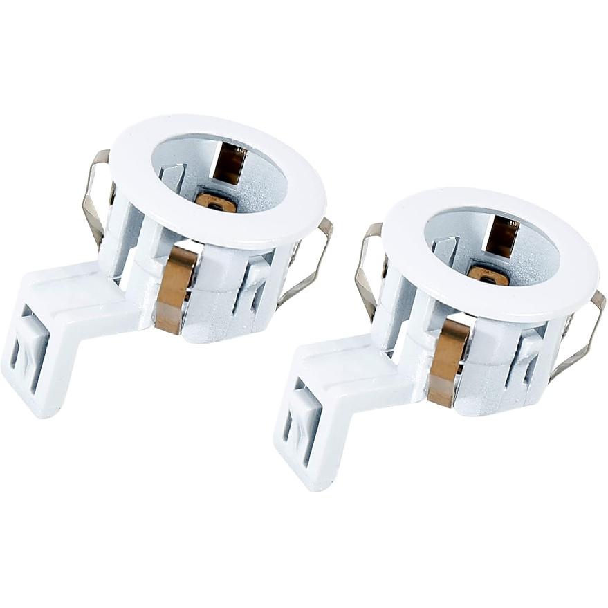 ACROPIX 89348-33060-A0 Car Rear Bumper Parking Sensor Retainer Fit for Toyota Sienna 2 Pcs White