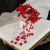 Korean Style Headdress Convallaria Flowers Handmade Tassel Hairpin Vintage Wedding Dress Hair Accessories Mori Bridal Accessories Wedding Headwear