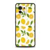Handyhülle für Xiaomi Mi 15 14 13 12 11 Lite 14T 13T 12T 11T Pro Poco X6 X5 X3 Pro F6 F5 F4 Frucht Zitrone Schwarze Hülle