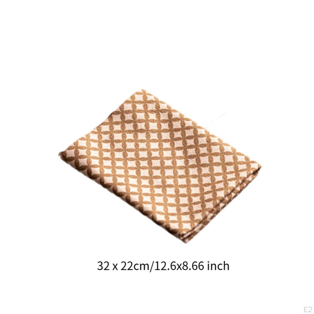 Chinese Styles Tea Towel Absorbent Multipurpose Washable Accessories Cloth Mat for