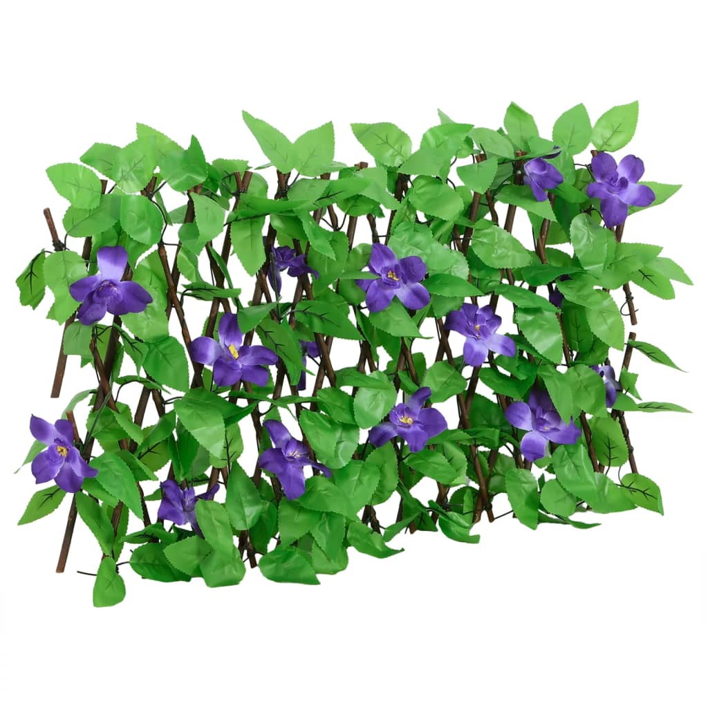 Climbing Grid with Artificial Ivy 5 pcs Extendable 180 x 20 cm