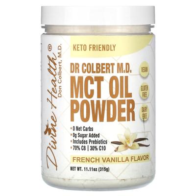 DR. Colbert (DR. MCT-Ölpulver, französischer Vanillegeschmack, 11,11 oz (315 g)