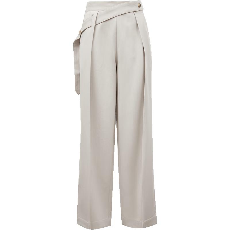 

ONLY Women s 2024 Spring High-Waist Wide-Leg Casual Pants M