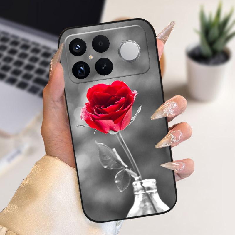 Etui do POCO F8 Ultra Modne Odporne na Wstrząsy Pokrowiec na Telefon Silikonowe Miękkie Zderzak TPU Dla Xiaomi POCO F8Ultra Powłoka Fundas Kreskówka Capa