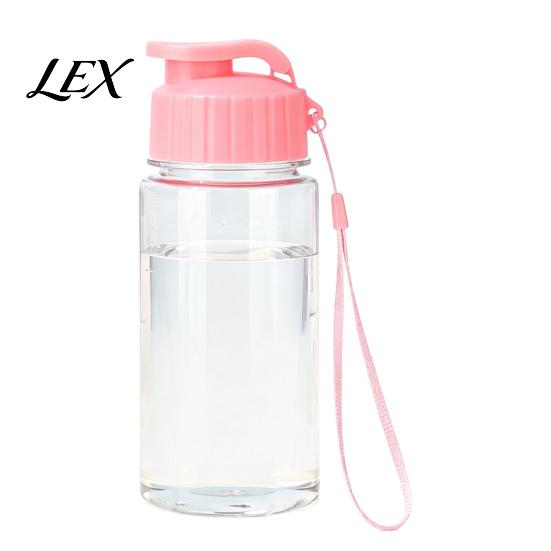 Matte Texture Water Bottle Sports Bottle, with Flip Lid And Lanyard, Portable Leak-proof PET Cup, Lightweight Fitness Jug, for Gym School Office