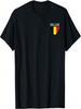 Belgien Fahne Stolz Retro Belgisches Fußball Vintage Fußball T-Shirt