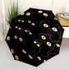 1pc Black Cats Pattern Auto Open/Close Cute Cute Umbrella with One Touch Button,, Windproof Design   Lightweight Portable Umbrella for Women & Men6076