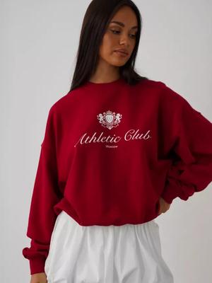 Artistic Print Retro Hoodie: European & American Fall/Winter 2025 Round Neck, Plus Velvet, Thickened Top