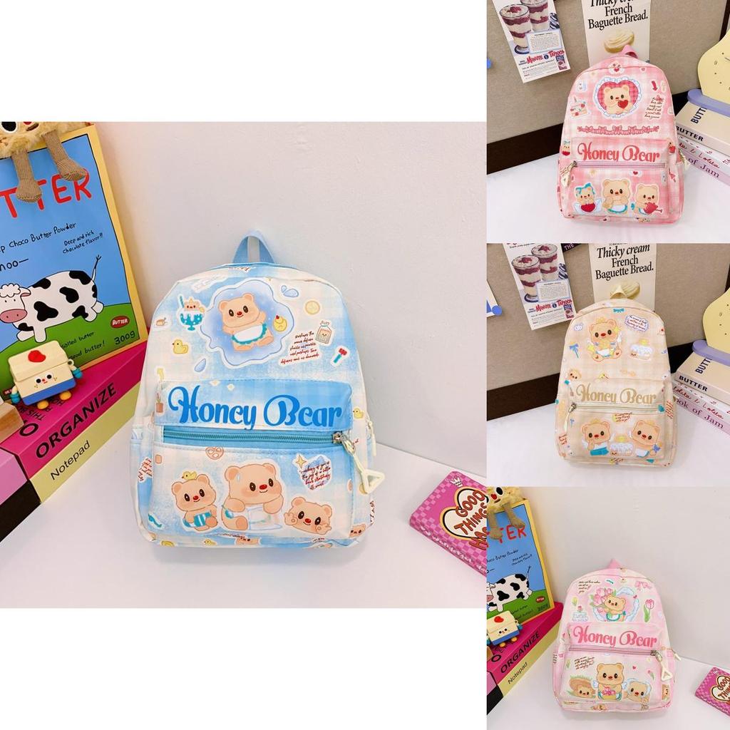 Adorable Nylon Backpack For Kids With Cartoon Design Perfect For School And Travel