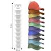 Stylish Wall Mount Hat Storage With Curved Design For Home Or Shop Use