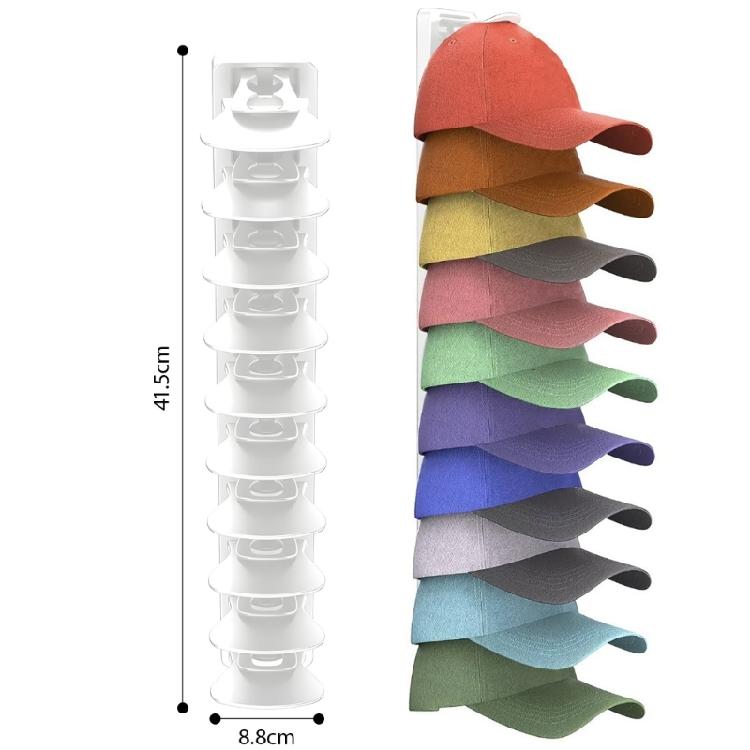 Stylish Wall Mount Hat Storage With Curved Design For Home Or Shop Use