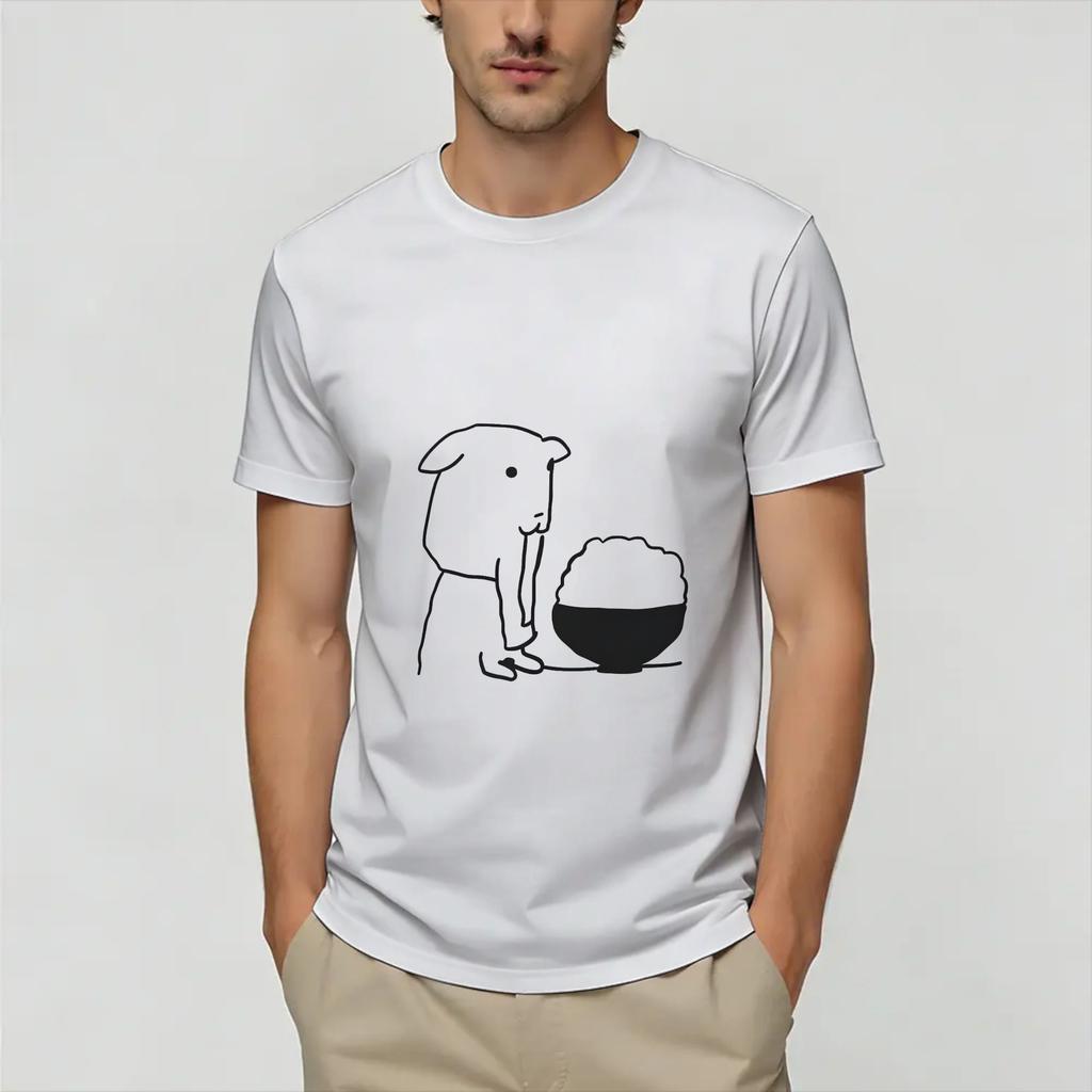 Unisex TShirt Cute GANADI Creative 100 Cotton Tee Shirt Short Sleeve T Shirts Crew Neck Clothes Classic