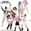 New Children Cosplay Performance Costume Kids Demon Costomes K-Pop Mira Rumi Zoey Hunters Cosplay Size 100-160 Halloween Stage