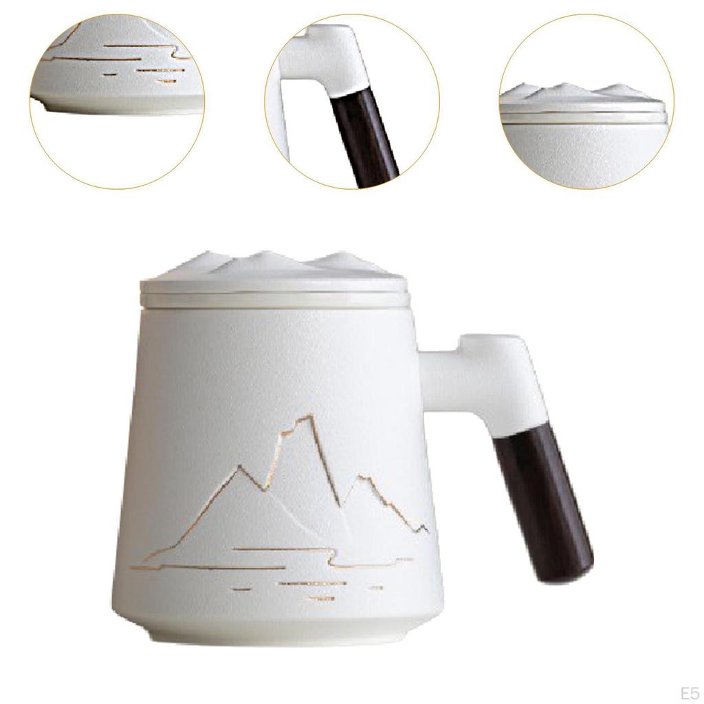 Ceramic Tea Cup Coffee Milk Mug Porcelain Morning for Garden Hotel