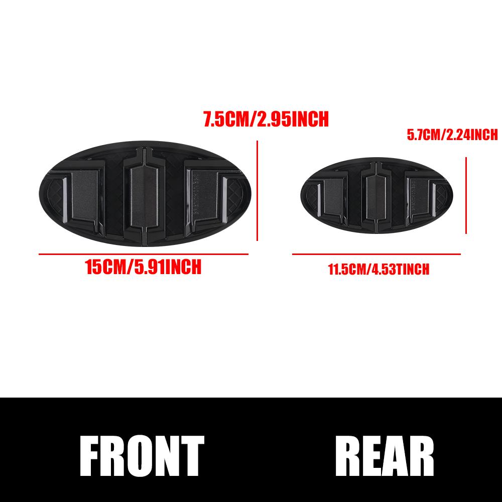 Car Accessories Front Grille Hood Rear Lid Trunk Stickers Badge For Kia Rio 2 3 K3 K5 Ceed Sportage Picanto Sorento Soul Optima