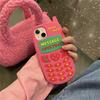 Korea süße rosa 3D Cartoon Handy Handytasche für Iphone 14 13 12 11 Pro Xs Max X Xr 7 8 6 Plus Se 3 Silikon weiche rückseitige Abdeckung