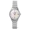 Beside Analog Stainless Steel Pink Mother of Pearl Dial Quartz BLS-100DS-4AV Women's Watch