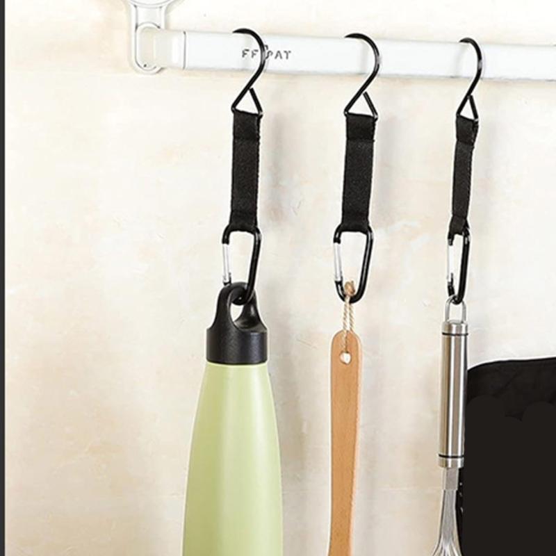Nonslip Outdoor Utility Hook Compacts Multifunction Climbing Carabiner Hook Keychains Equipment Mountaineering
