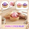 Jouet anti-stress Bun Squishy à montée lente en mousse souple avec forme de cuiseur vapeur pour soulagement sensoriel et de l'anxiété