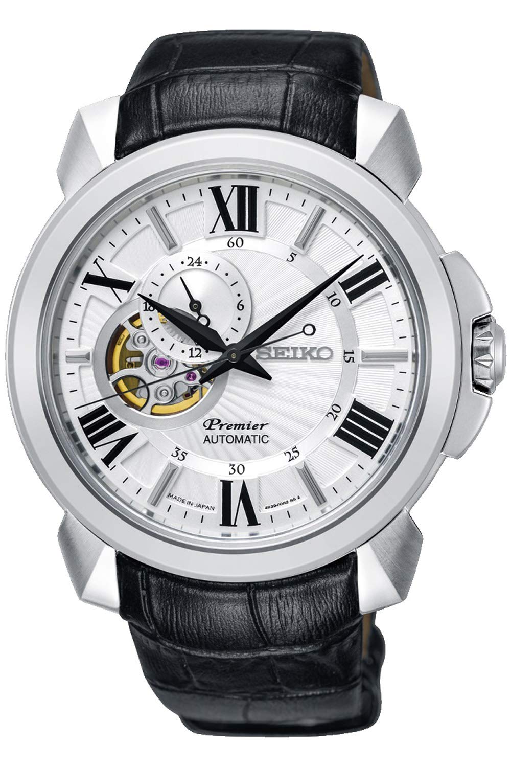 

Seiko Premier Asigny Series Automatic Watch 4R41 SSA373J1 Light Gray Men s