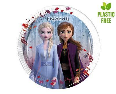 Frozen 2 Plates - 20 , 8 Pcs