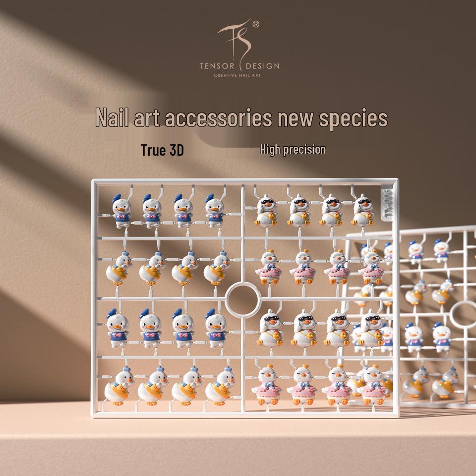 

TENSOR Ferrite Cute Carved Resin Nail Art Decorations TX006