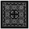 Unisex Turban Kopftuch Kopfbedeckung Quadratische Haartücher Kreatives Kopfwickeltuch Aufwendiges Blumenmuster Haarabdeckung Wickel