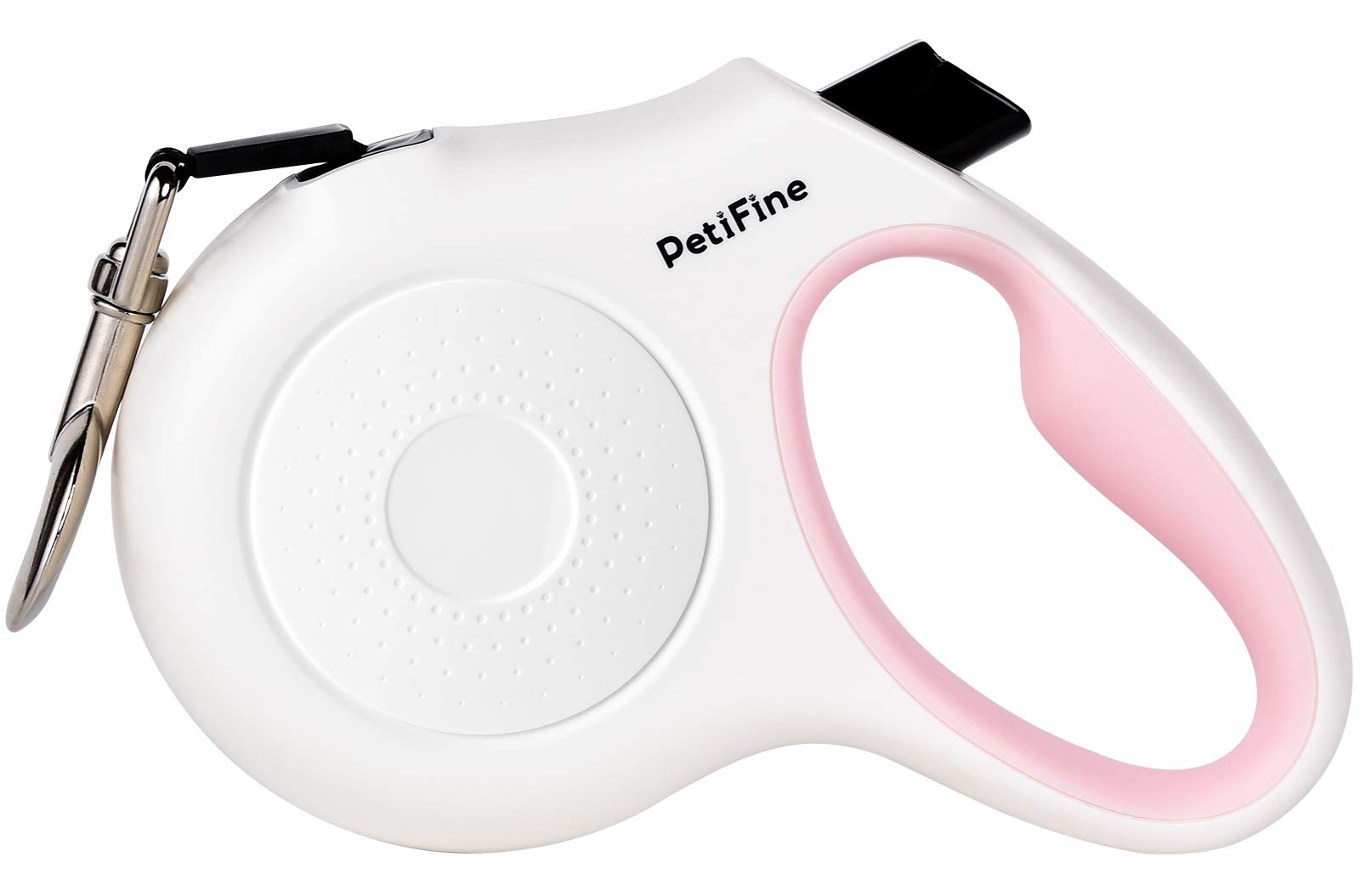 

PetiFine Retractable Dog 8kg Load for Small White Leash, 3m, Capacity, Dogs, Reflective, One-Touch Operation, XS, белый