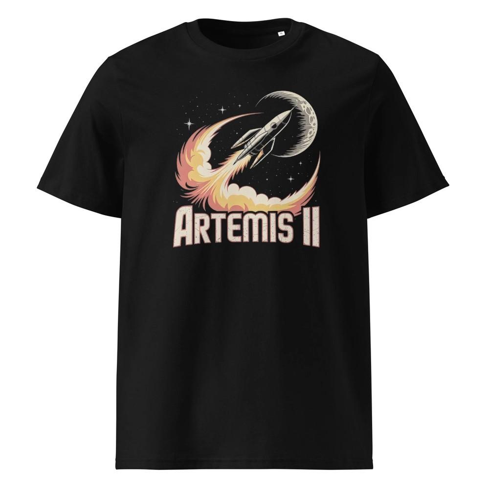 Artemis II Запуск на Луну 2026 Унисекс Унисекс Футболка L