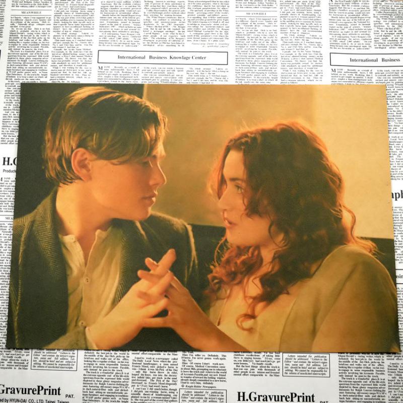 Titanic Retro Kraft Paper Poster for Bedroom or Bar Decor