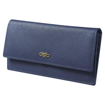 Hardwork Secret Genuine Leather Long Slim Holds 12 Cards Available In 3 Colors Women's Wallet, Design, (Coin Pocket), (Blue)