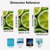 1Pc Large Size Quick Dry Water Absorbent Summer Fresh Lemon Print Beach Towel For Swimming And Beach Vacation