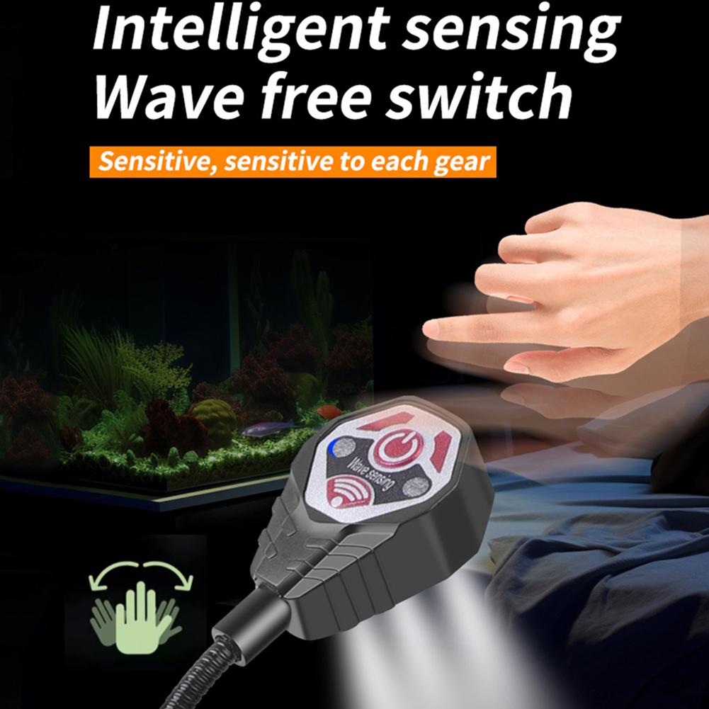 

Clip on Light Rechargeable Book Light with Motion Sensor Clip on Lamp with Power Indicator for Reading Camping Fishing China Mainland