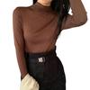Top Intimo da Donna Accogliente Alta Elasticità Tessuto Morbido Top Intimo da Donna Blusa con Fondo T-Shirt Basic Top Intimo da Donna