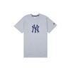 New Era SS22 Solid Color Letter Print T-Shirt Unisex tops Gray 12588138