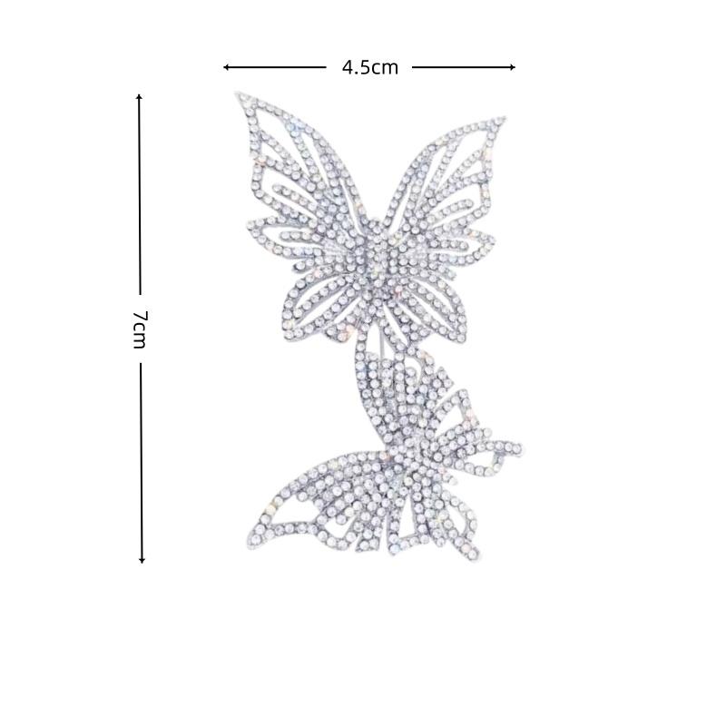 Delicate Rhinestone Butterfly Brooch for Women’s Wedding Fashion and Special Occasion Gift