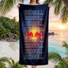 Asciugamano da Spiaggia Moda Red Bull Racing Portatile Morbido Asciugatura Rapida per Nuoto Campeggio Vacanze