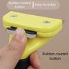 Handheld Pet Hair Cleaning Brushes V-shaped Comb Teeth Non-slip Handle Pet Hair Knotting Comb Push To Remove Hair