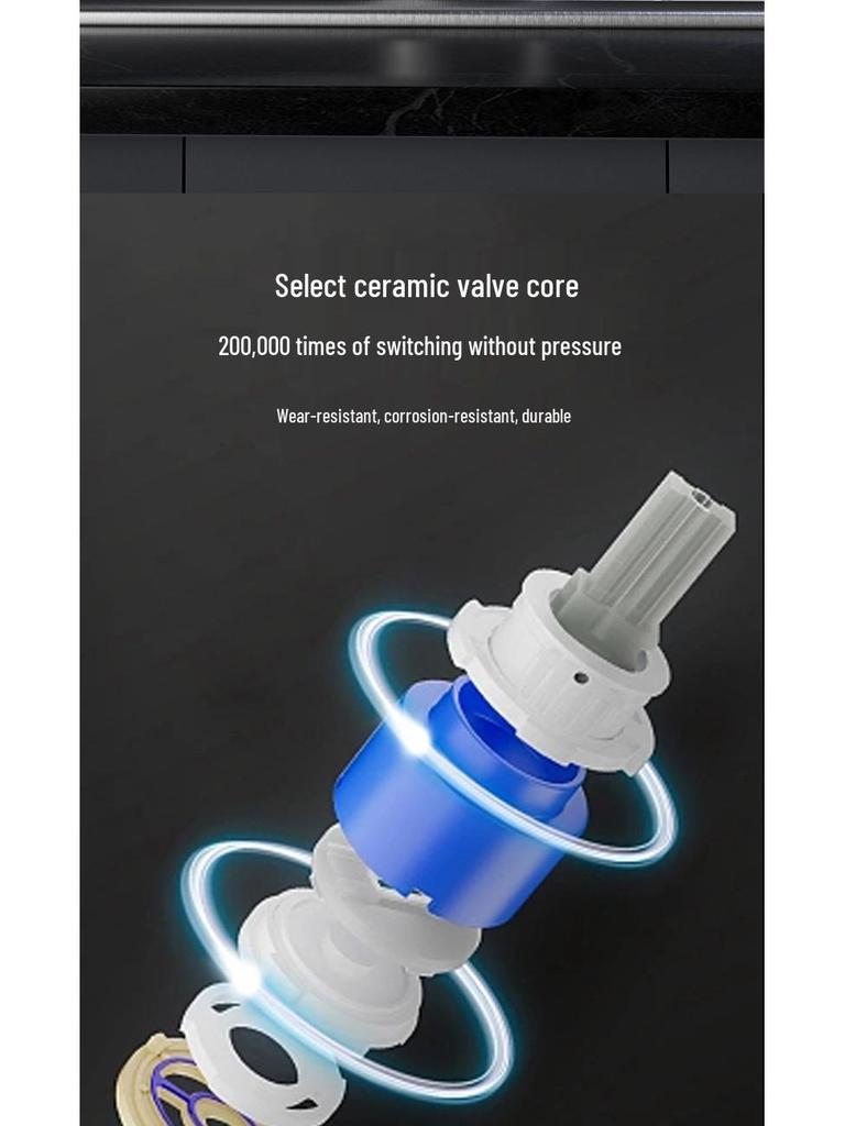 Instant Hot Water Faucet: 304 Stainless Steel, Intelligent Temperature Control, 3-Second Heating, Dual Cold & Hot Use, Digital Display