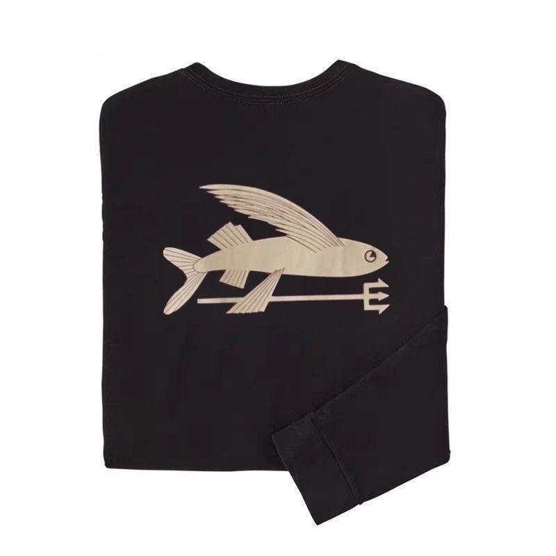 

Patagonia Long-Sleeved Classic Flying Fish Harpoon Series Cotton T-Shirt L